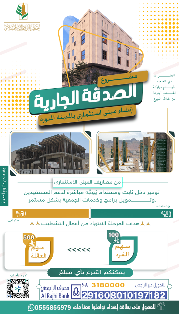 مشروع الصدقة الجارية بالمدينة المنورة