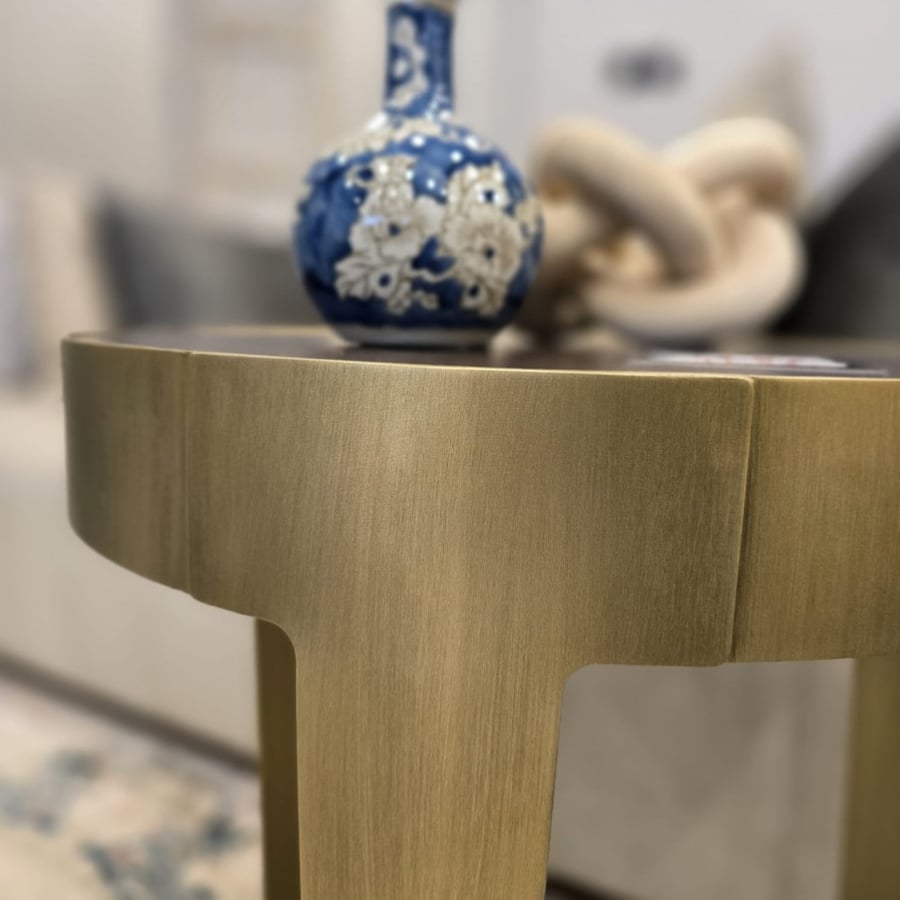 طاولة خدمة بسطح خشبي(صغيرة) /(SMALL) SERVICE TABLE WITH WOODEN TOP