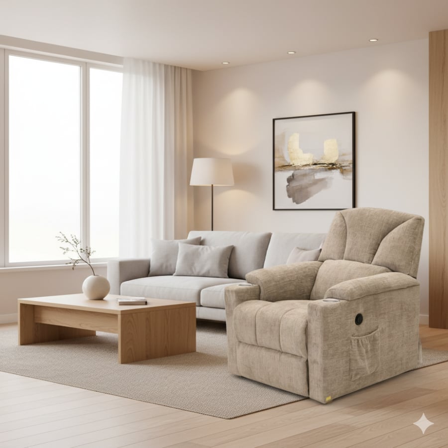 Electric relaxation chair Pelle - 5" / Pelle / wood to floor mechanism