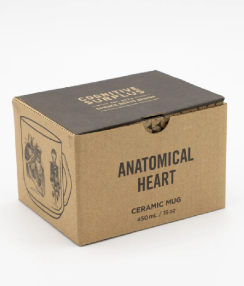 Heart Anatomy Ceramic Mug