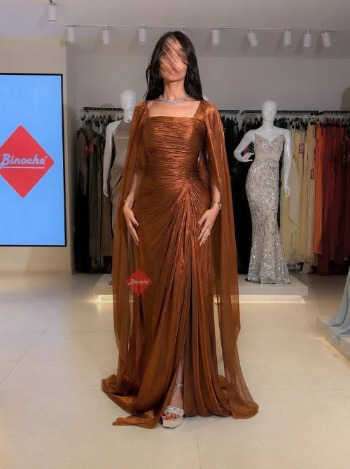 فستان سهرة شيفون