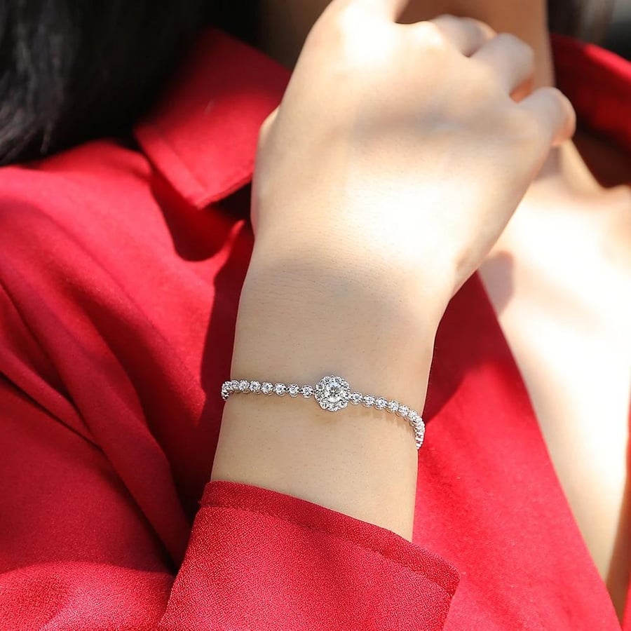 Unique tennis bracelet