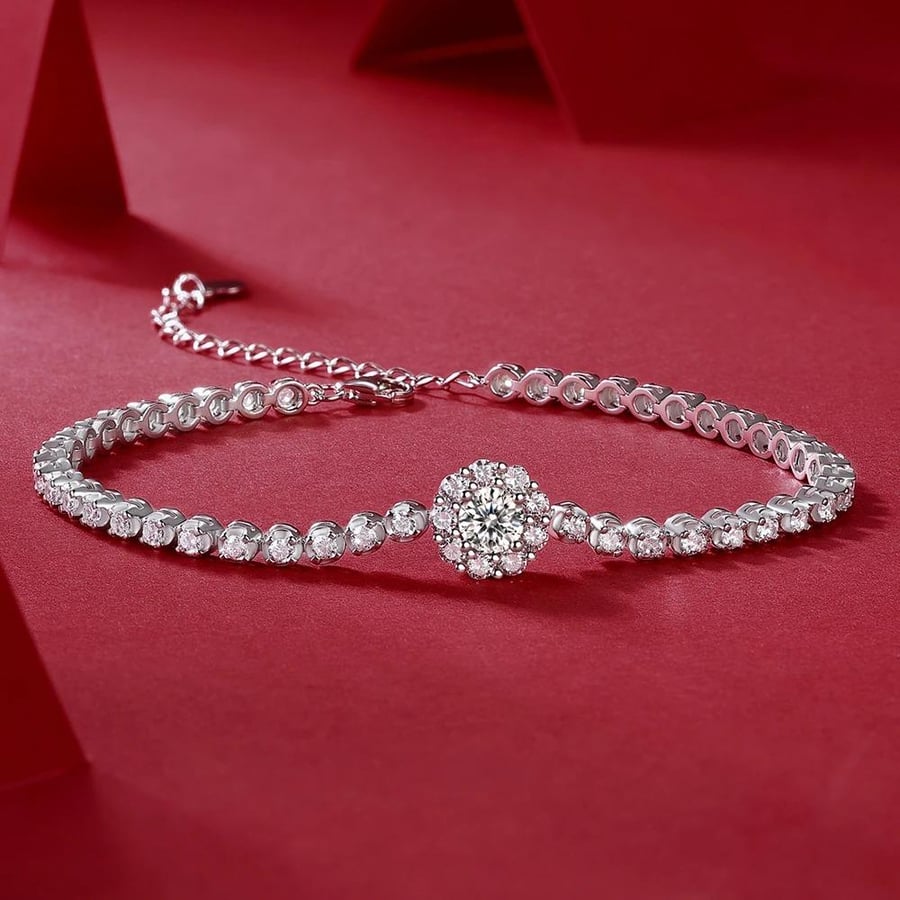 Unique tennis bracelet