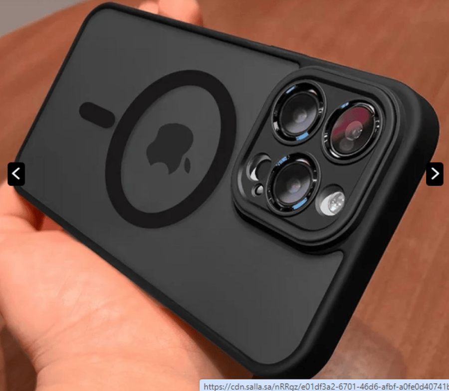 جراب حماية شاملة لـ iPhone 15 Pro Max - شفاف | حماية ضد الصدمات والخدوش