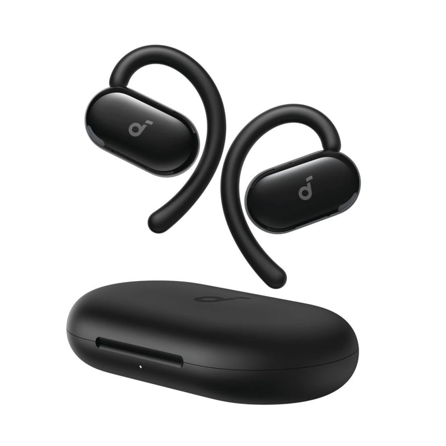 Soundcore open-ear earphones from Anker, wireless, black