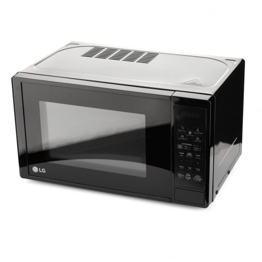 LG black microwave 20 liter three-phase plug