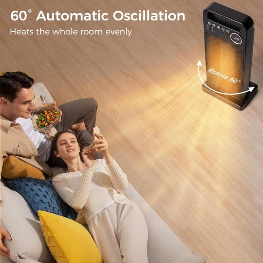 Digital display heater