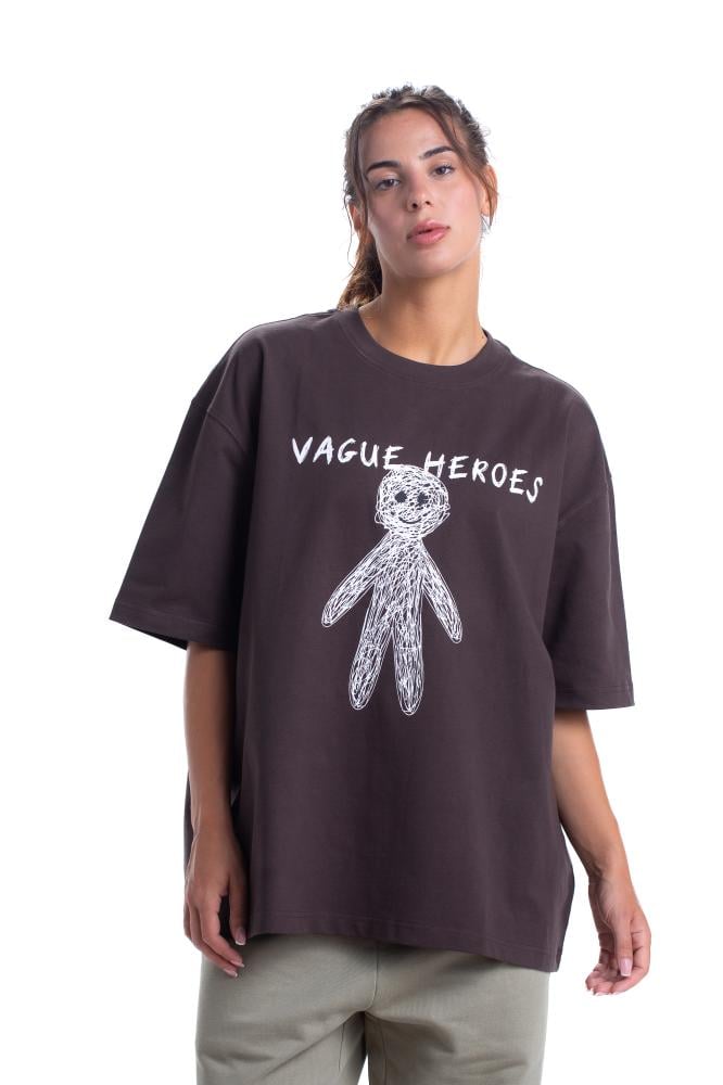 T-shirt VAGUE HEROES BROWN