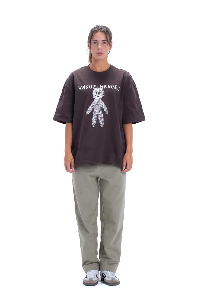 T-shirt VAGUE HEROES BROWN