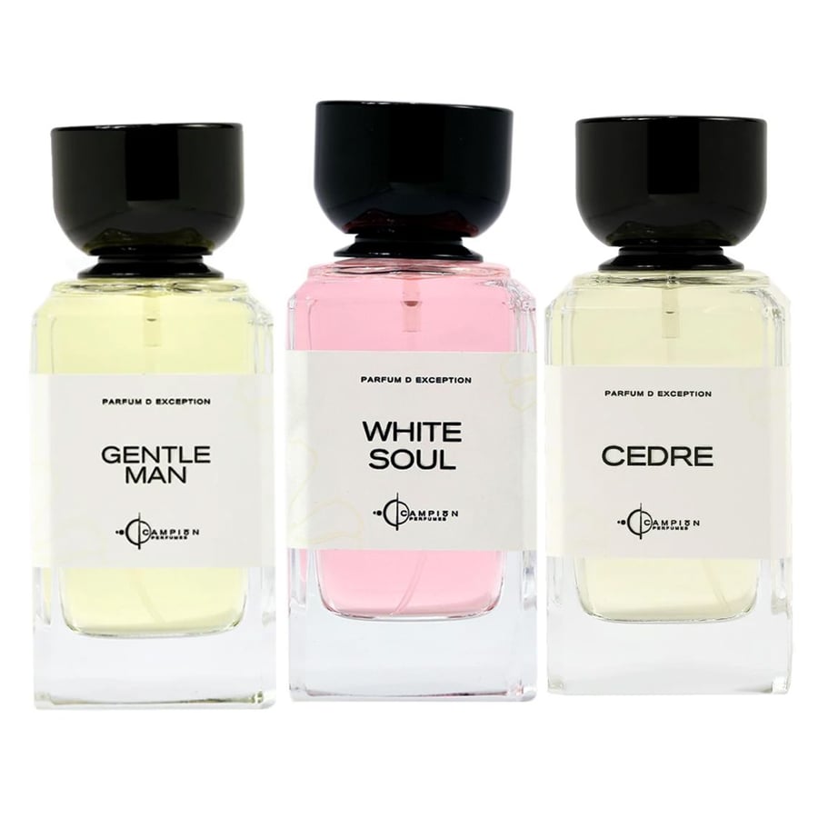 بكج عطور كامبيون جنتل مان + وايت سول + سيدار 100مل