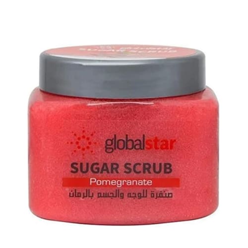 Global Star Pomegranate Sugar Scrub for Face and Body - 600g