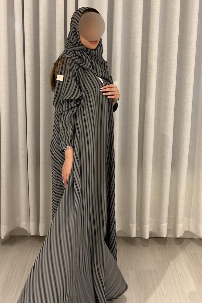 striped silk