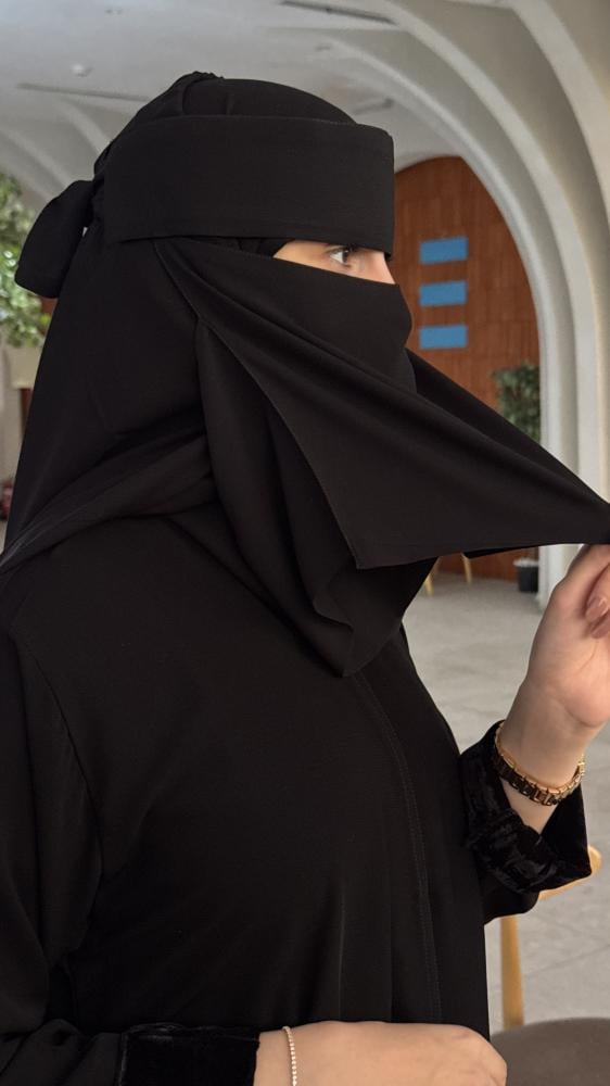 نقاب أكل (ربط عريض)