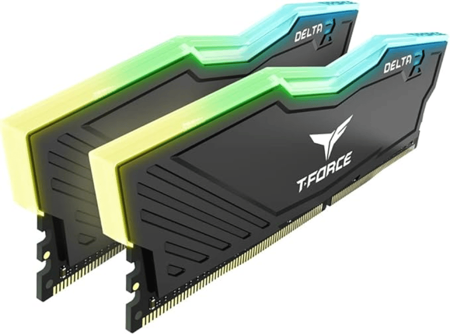 رام TEAMGROUP T-Force Delta Black RGB DDR4 8GB 3200MHz RAM