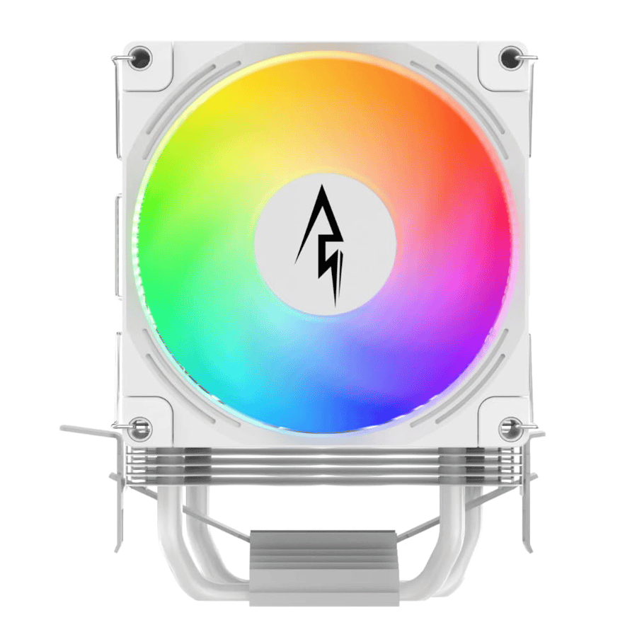 مروحة تبريد V90 Pro ARGB 90MM Cooling PWM لون ابيض