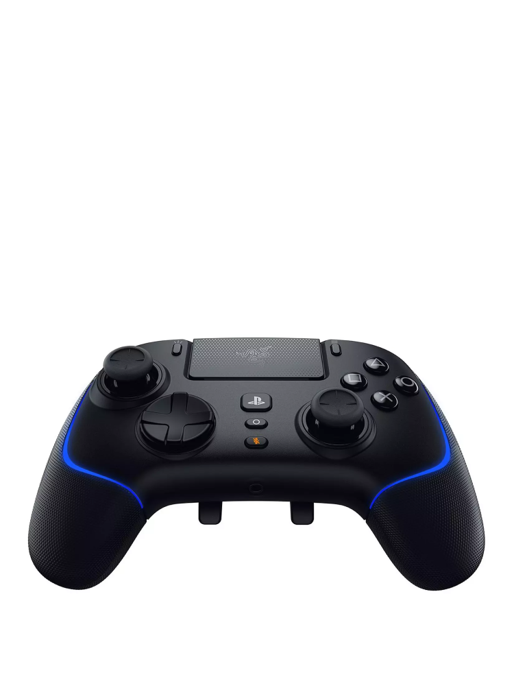 يدات تحكم الألعاب اللاسلكية (مستخدم) ريزر ولفرين برو أسود Razer Wolverine V2 Pro Black لأجهزة PlayStation 5 / PC ، وأزرار الحركة Mecha-Tactile ، و 8-Way Microswitch D-Pad ، و HyperTrigger ، و 6 أزرار قابلة لإعادة التشكيل ، و Chroma RGB