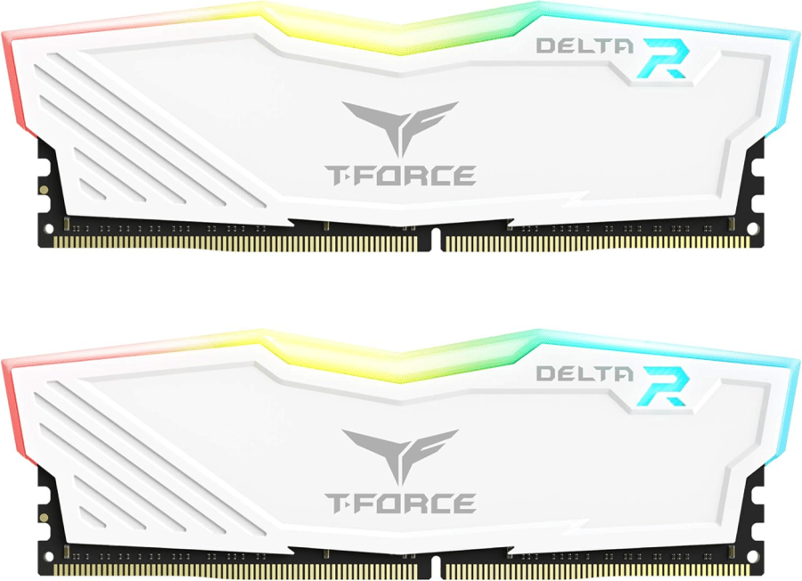 رام TEAMGROUP T-Force Delta White RGB DDR4 16GB