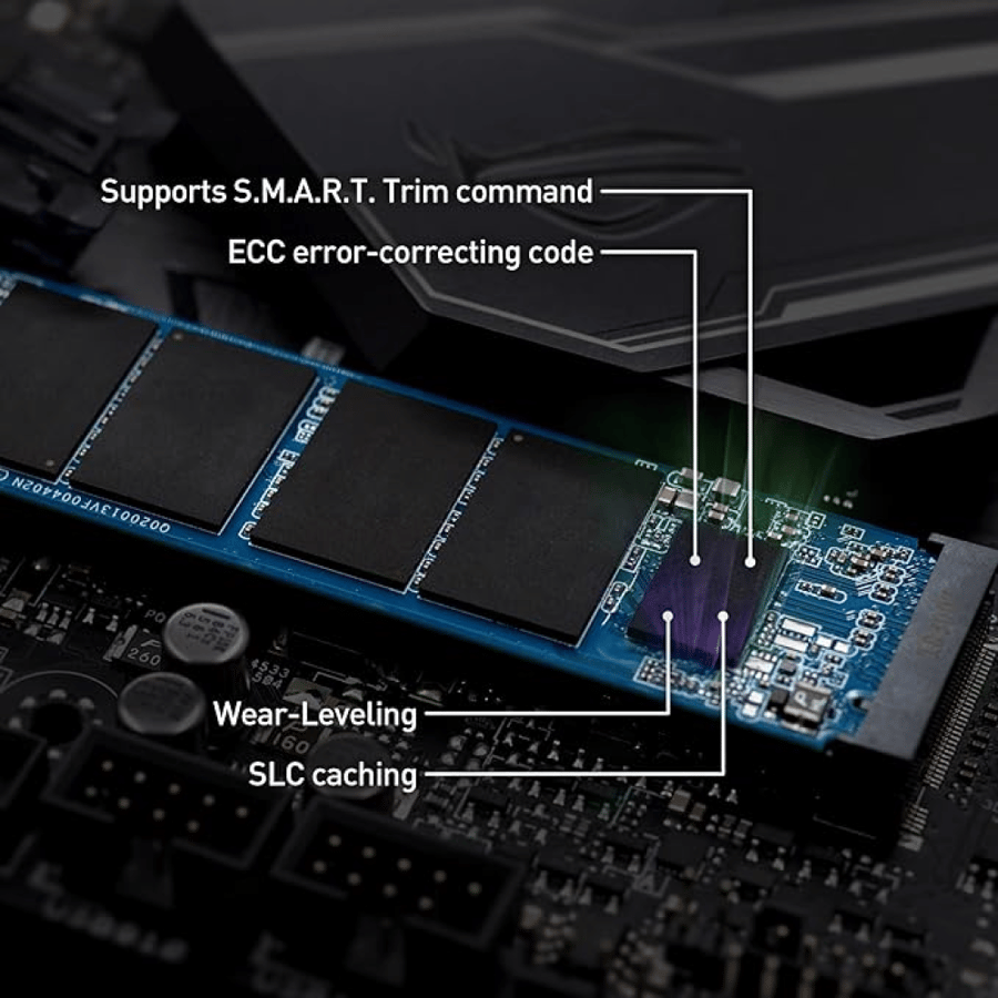 هارد داخلي  TEAMGROUP MP33 PRO 1TB SLC Cache 3D NAND TLC NVMe 1.3 PCIe Gen3x4 M.2 2280 Internal Solid State Drive M.2