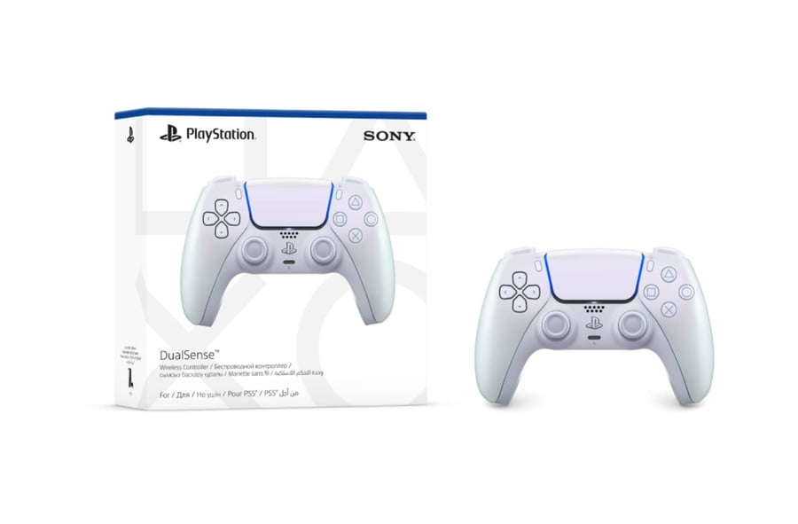 يدات تحكم سوني لاسكلية مزدوجة الحساسية للبلاي ستيشن 5 لون ابيض ٍSony PlayStation 5 DualSense