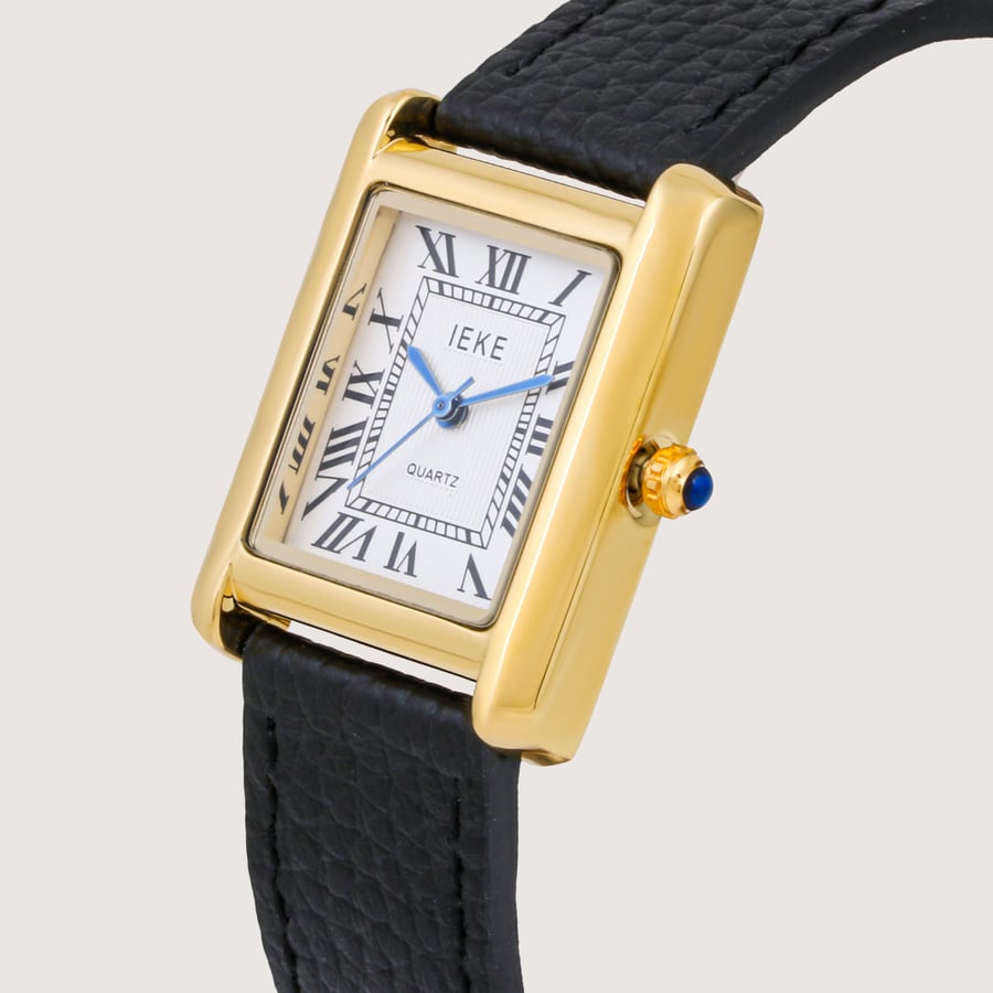 A classic watch with Greek numbering