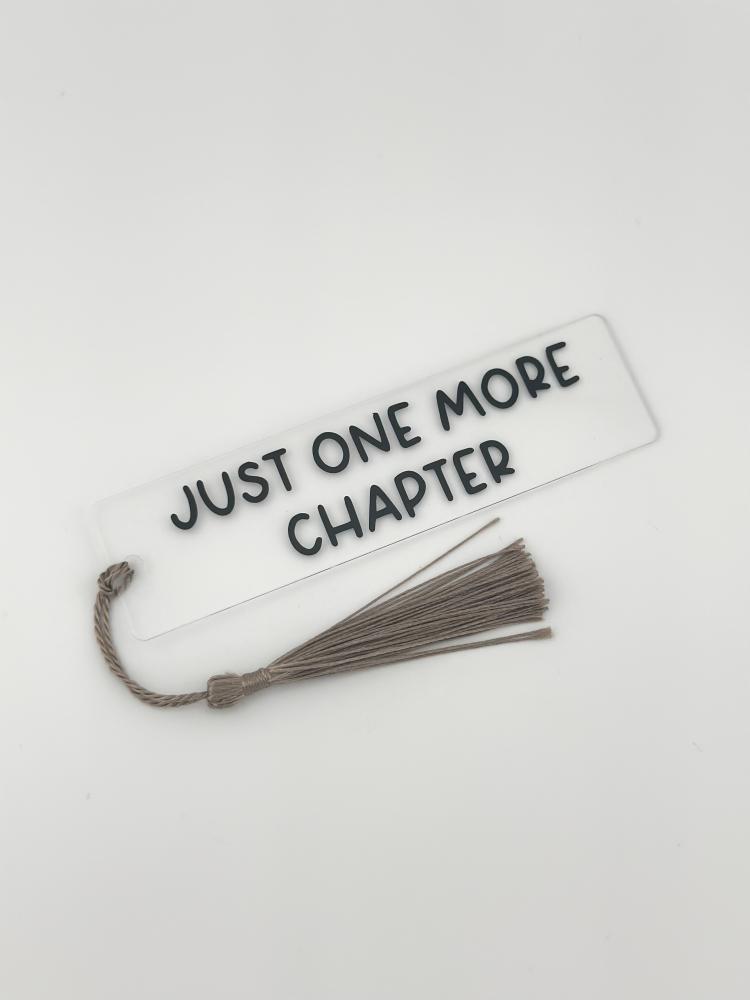 فاصل كتاب - اكريليك (Just One More Chapter)