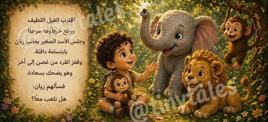 قصة مخصصة لطفلك