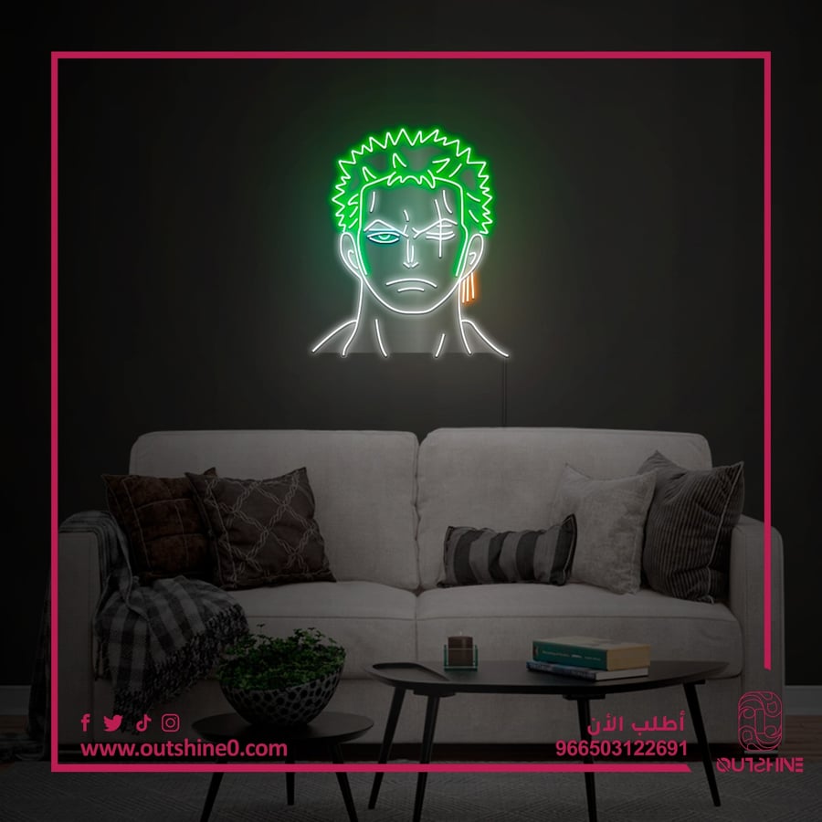 Acrylic led sign | Zoro anime