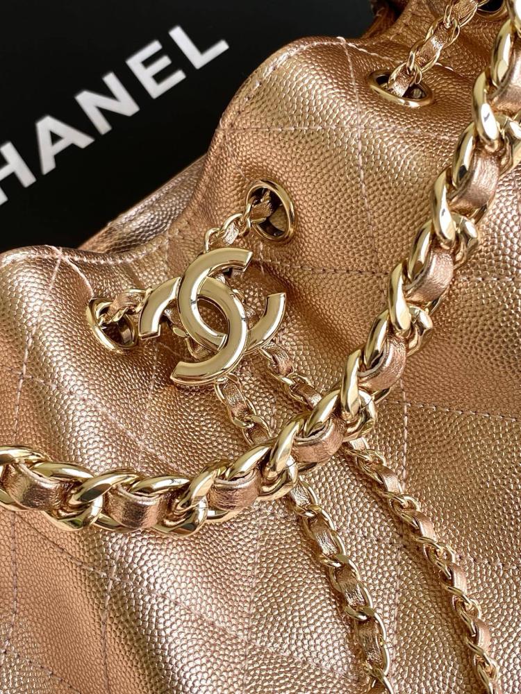 Chanel AS5293 Quilted Hobo Drawstring Bag