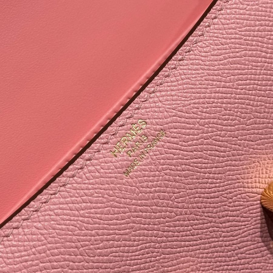 Hermes Constance Elan Bag 24cm - Rose Pink / Gold Hardware