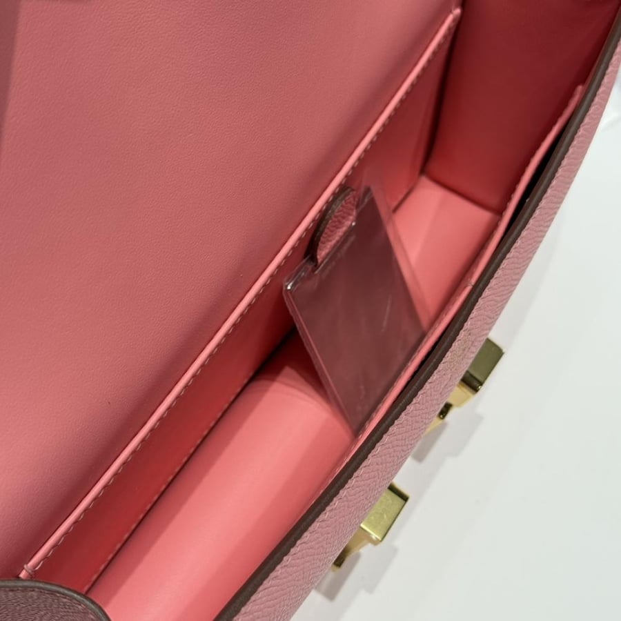 Hermes Constance Elan Bag 24cm - Rose Pink / Gold Hardware