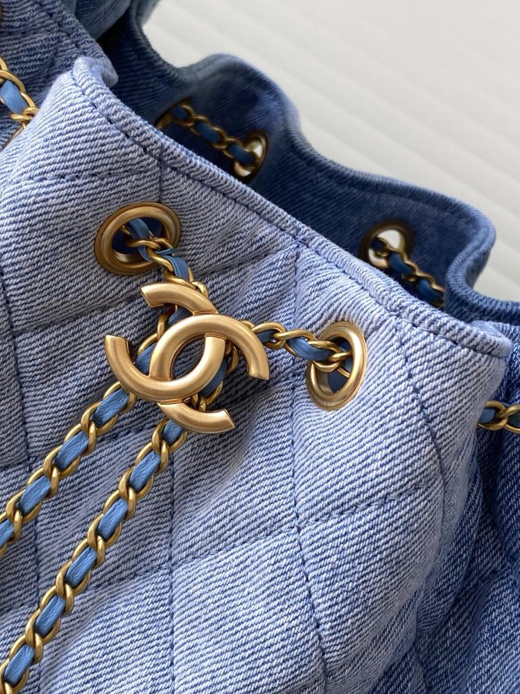 Chanel AS5293 Quilted Hobo Drawstring Bag