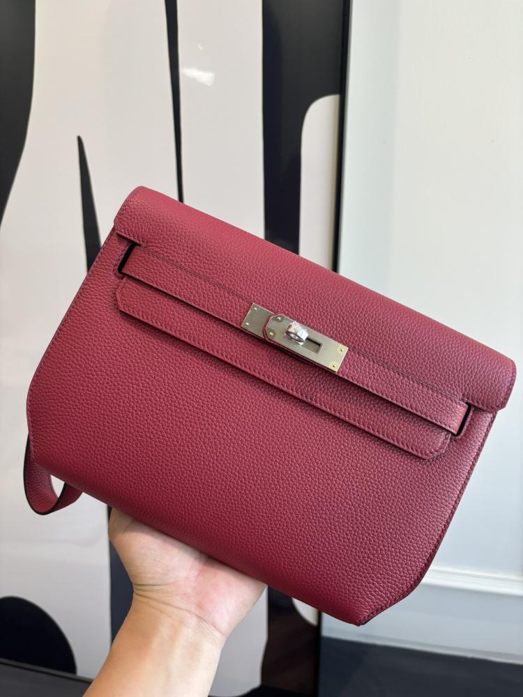 Hermes Kelly Dépêches 25 Pouch (Leather)