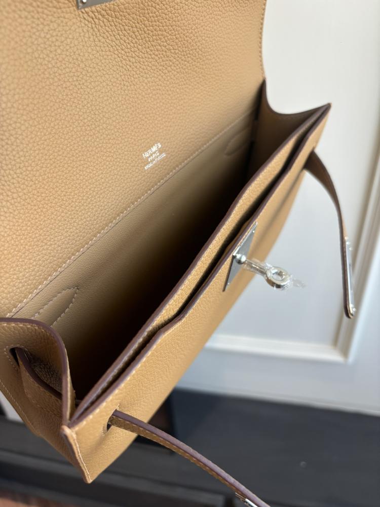 Hermes Kelly Dépêches 25 Pouch (Leather)