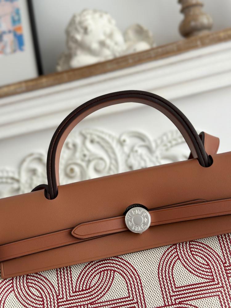 Hermes Herbag Zip 31 (Printed & Patterned Canvas Edition)