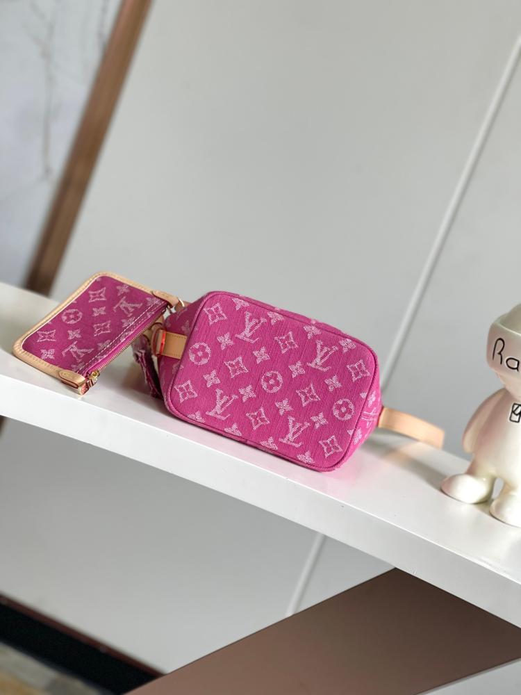 LV Bucket Bag Monogram Jacquard 18cm