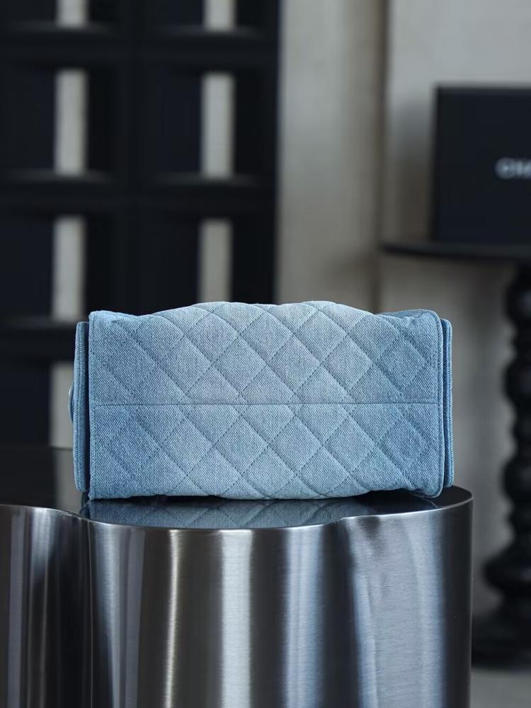 Chanel Quilted Drawstring Tote Bag
