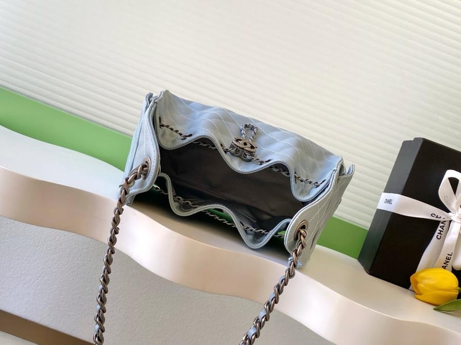 Chanel AS5293 Quilted Hobo Drawstring Bag