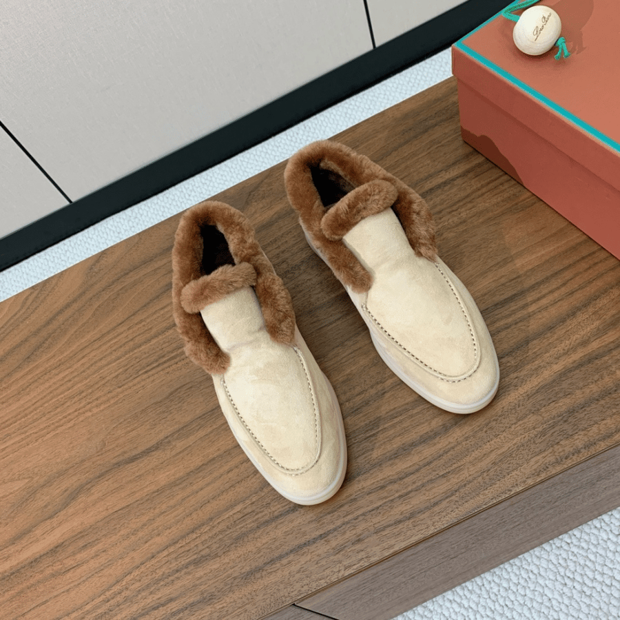 Loropiana Women Loafer Winter Beige