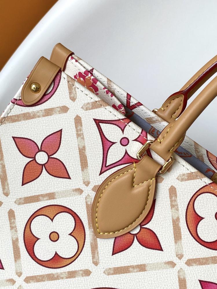Louis Vuitton Onthego MM Geometric Monogram Canvas Tote Bag