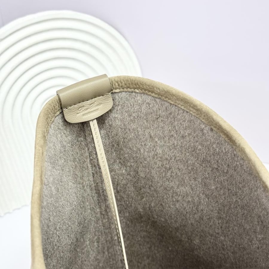 Loro Piana Large Grained Leather Tote Bag