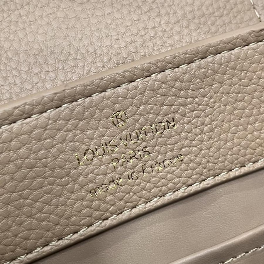 Louis Vuitton Capucines Mini Leather Bag with Charms Chain