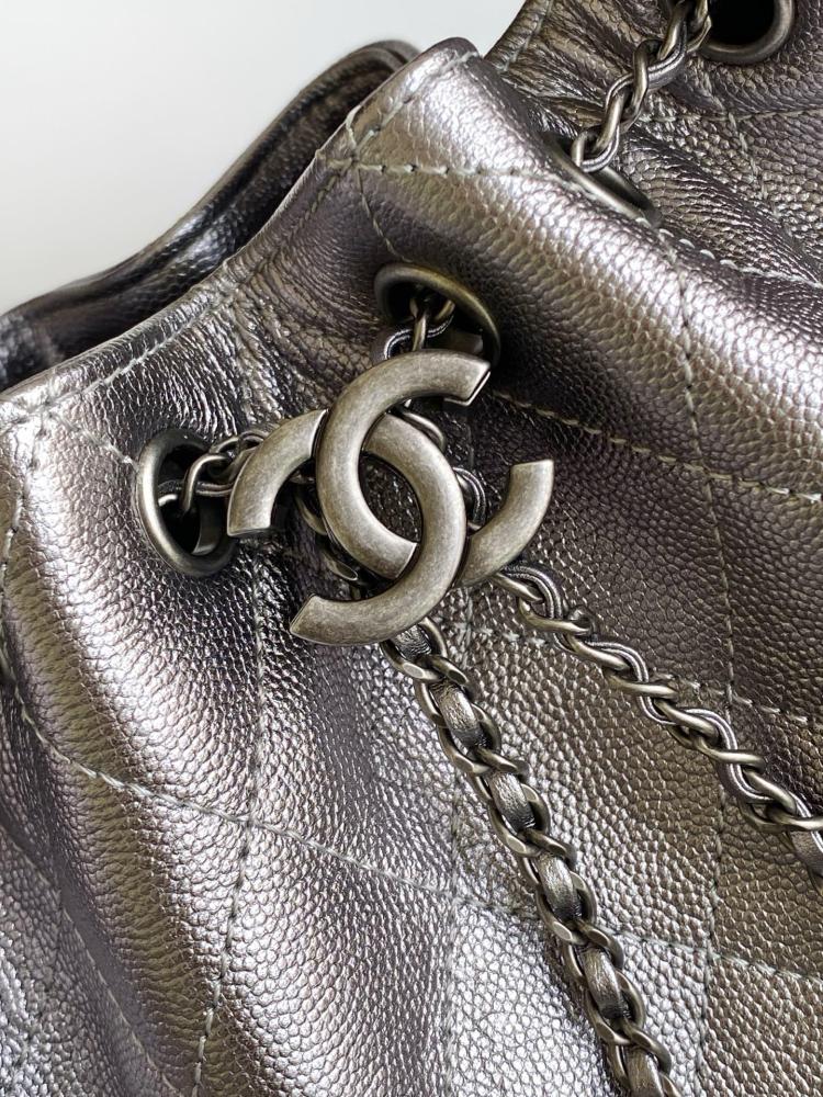 Chanel AS5631 Quilted Hobo Drawstring Bag