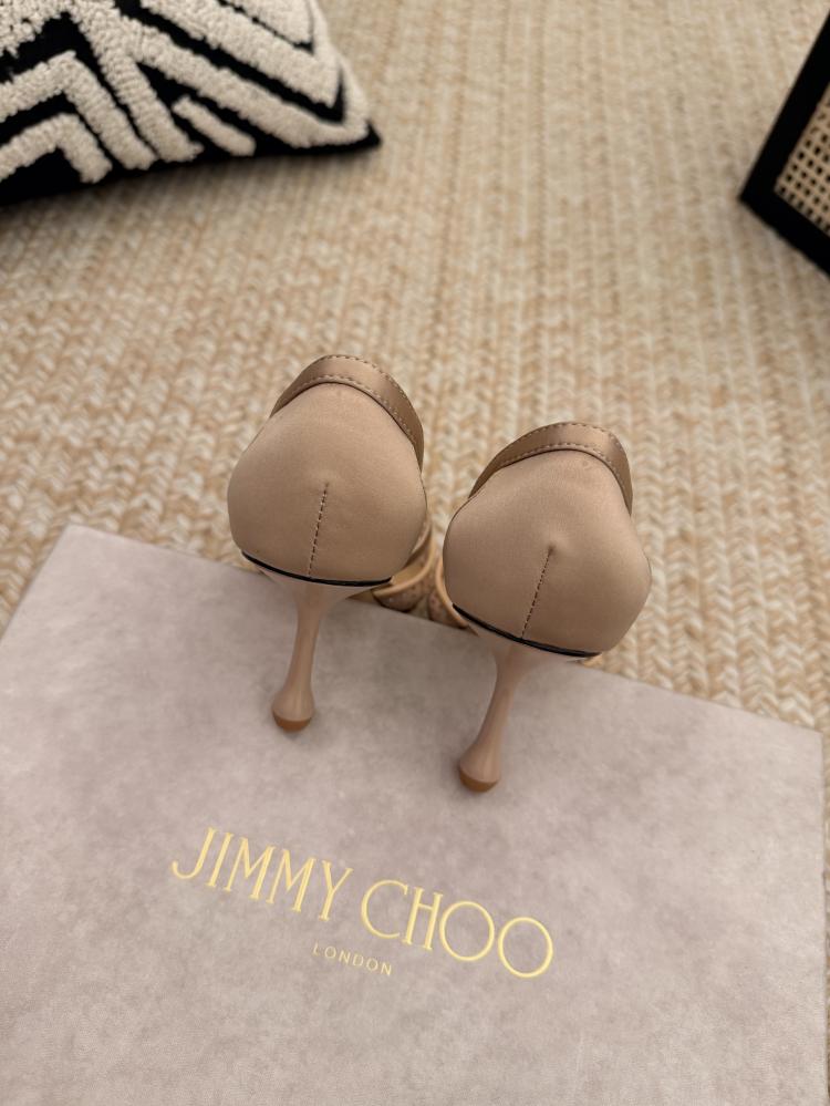 Jimmy Choo Crystal Sphere Mesh Pumps 35-41