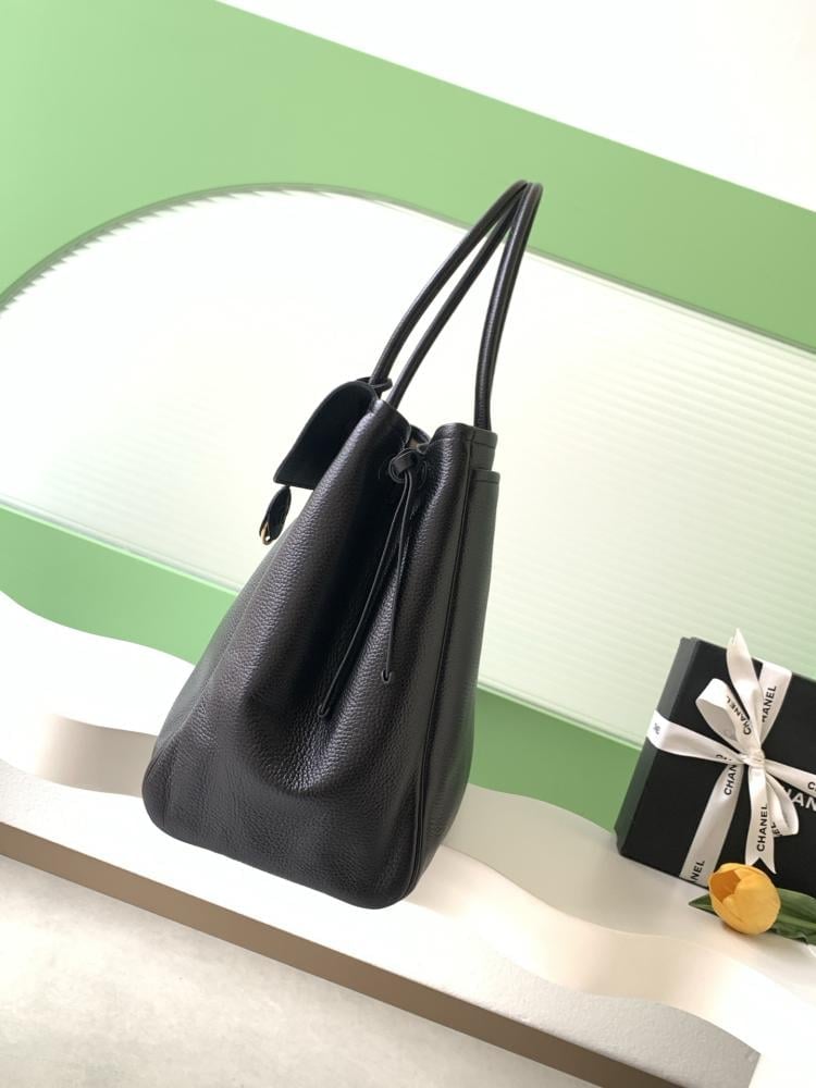 Chanel Grained Leather Tote Bag