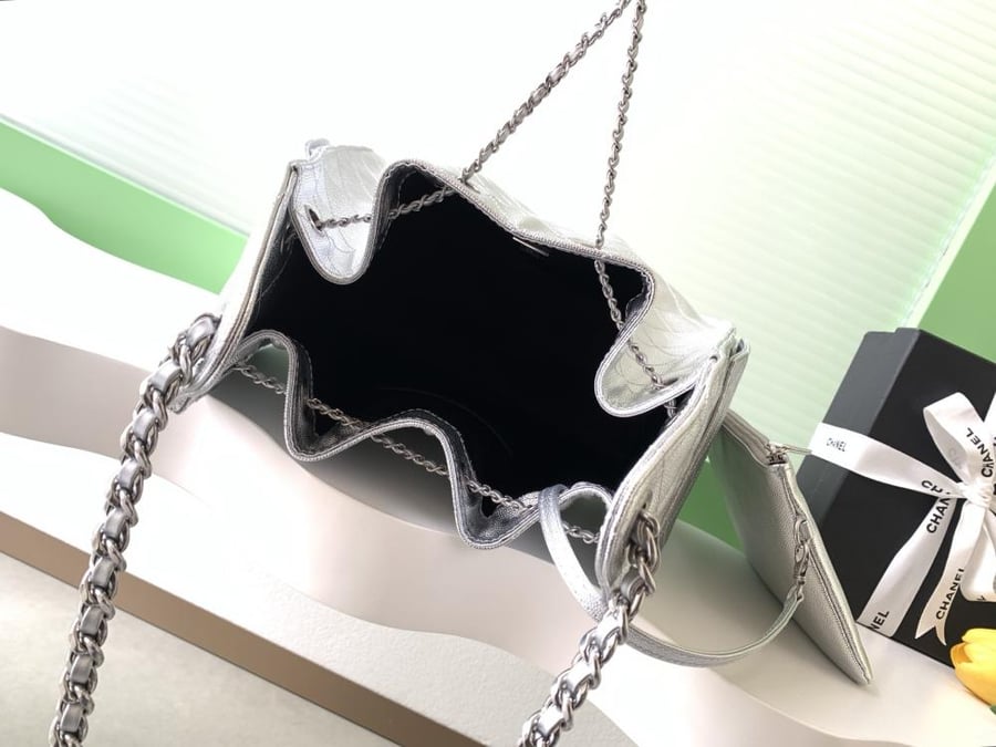 Chanel AS5293 Quilted Hobo Drawstring Bag