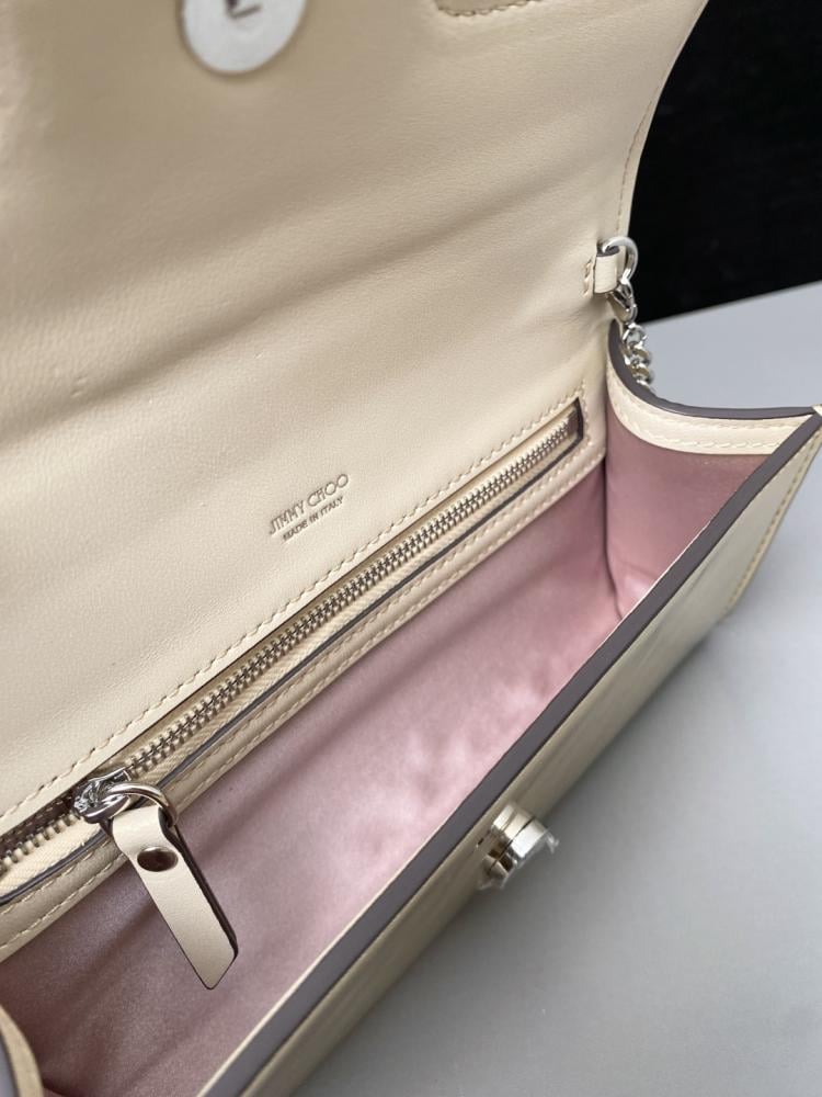 Jimmy Choo Crystal Embellished Clutch Wallet on Chain
