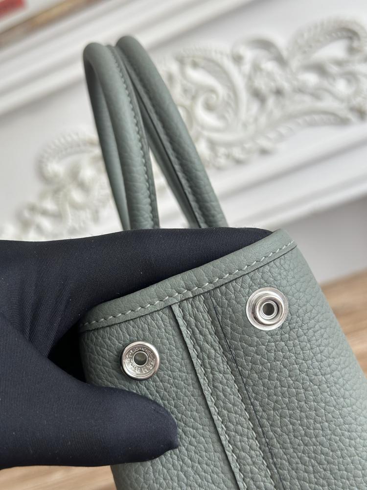 Hermes Néo Garden Party Mini Bag 23cm - Sage Green