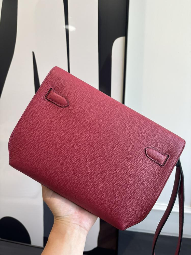 Hermes Kelly Dépêches 25 Pouch (Leather)