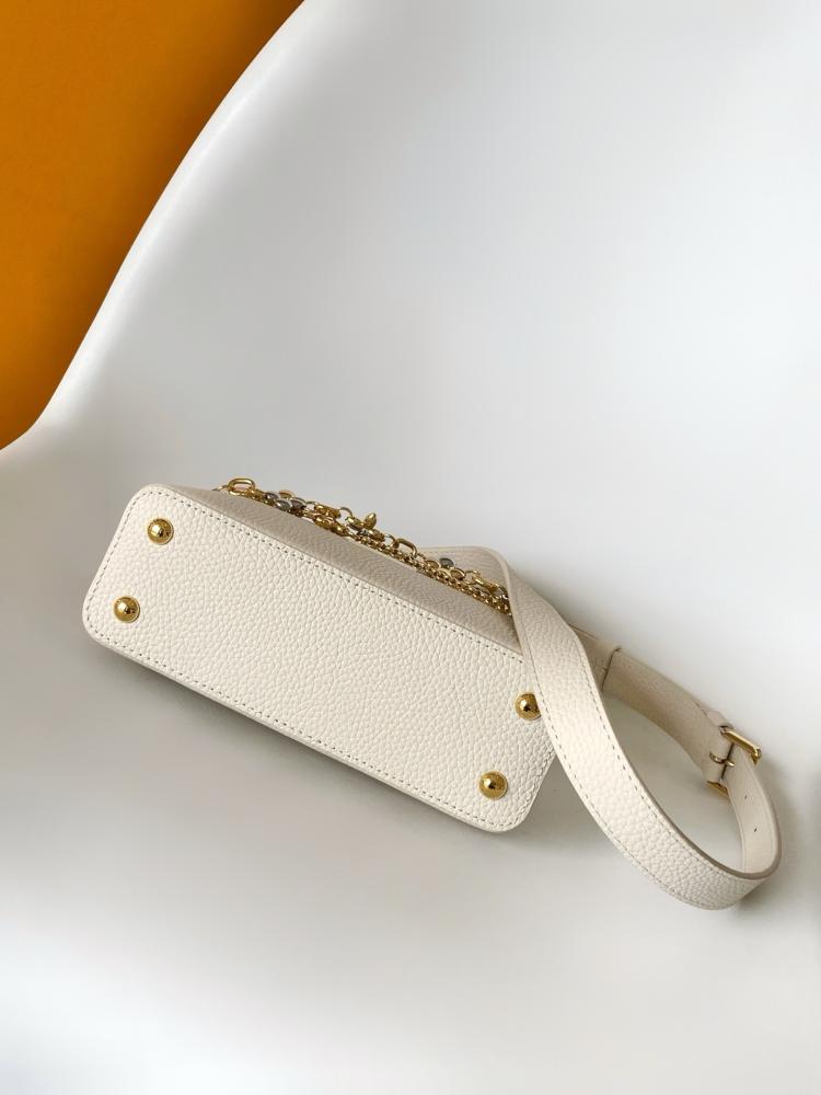 LV Capucines Mini Bag with Chain Detail