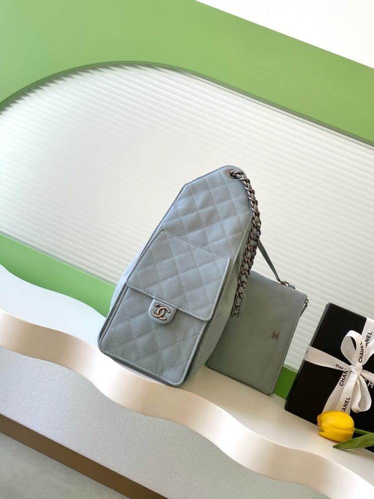 Chanel AS5293 Quilted Hobo Drawstring Bag